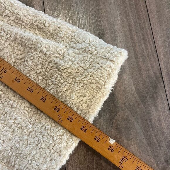 Pendleton Cream Fuzzy Sherpa Fleece Jacket Women Small - Picture 4 of 6